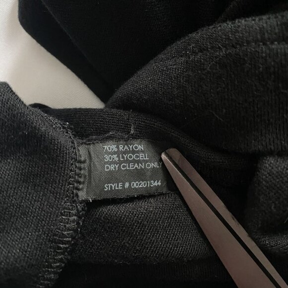 CLUB MONACO BLACK KNIT BODYCON DRESS - 0 - Picture 10 of 10